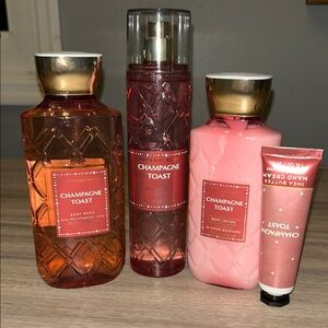 Bath & Body Works Champagne Toast Set - Pink and Gold